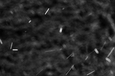 Snow falls just near the Museum Quartier, Vienna.