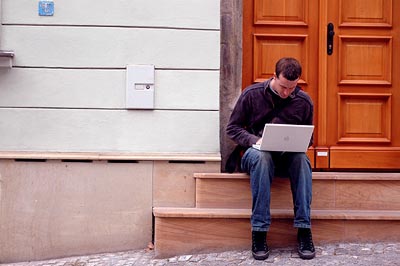 Matt doing something that's probably illegal (I'll leave it up to your imagination)