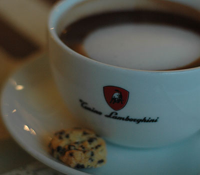 Hot chocolate, from an Italian cafe, so it's still Italian hot chocolate in my book