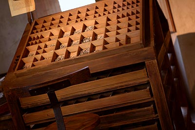 The world's first printed books were created from a seat much like this.