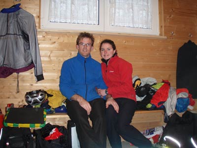 Sleeping in the changerooms