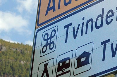 The sign commands you to visit...