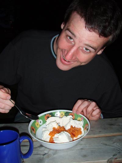 matt eating cloudberries