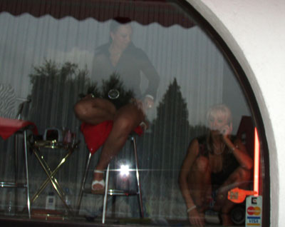 women for sale in the window